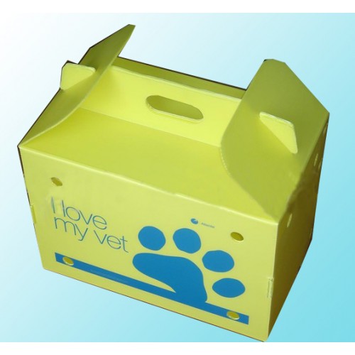 Corrugated Plastic Pet Carrier 