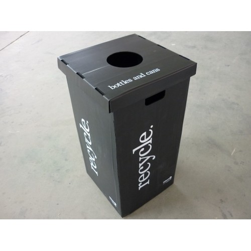 Corrugated plastic folding recycling bins /boxes