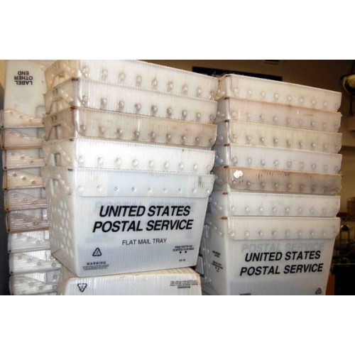 Customized Diversified USPS Shipping Corrugated Plastic Postal Mail Totes