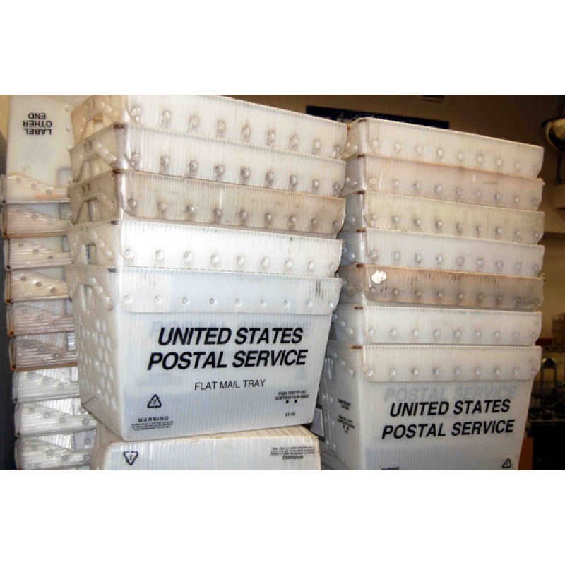 Customized Diversified USPS Shipping Corrugated Plastic Postal Mail Totes 